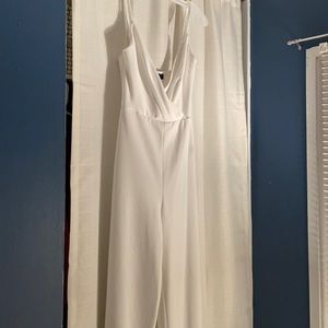 White Jumpsuit, Size M